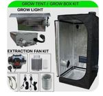 2x2 x 5ft Grow Tent Kit – 600W HPS, Ballast, 4" & 6" Fans & Carbon Filters