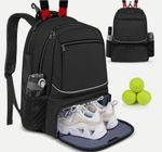 Large Capacity Professional Racquet Backpack - Tour-Grade Tennis Sports  Bag