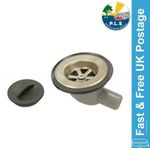 PLS Sink Waste Outlet 1.1/4" - 3/4" Angled Plug Hole Motorhome Campervan - 82063