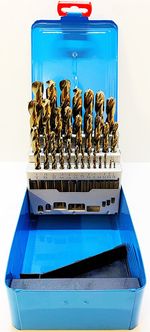 Presto HSCo 8% Cobalt 29Pc Jobber Drill Set Imperial Sizes 1/16-1/2" x 1/64"