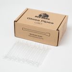 Mr Lufa 100pcs Glass Smoking Pipes Tubes – Cigarette Holders LUFKI Cygarniczki