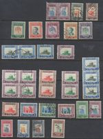 Jordan Stamps: 1954 Local Scenes, Postage and Airmail Issue: MH + U; CV £121.90
