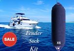 Boat Fender Cover/Sock Kits NAVY UK Made (Covers Up to 6 Fenders) LAST FEW LEFT