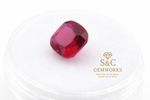 RED RUBY CORUNDUM CUSHION CUT LOOSE GEMS - 10MM X 10MM - RUBY #8