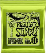 Ernie Ball Regular Slinky Electric Guitar Strings 10-46 + 3 Guitar Picks