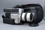 Canon Auto Zoom 814 Electronic Super 8 Movie Camera Case Cap Tested Working