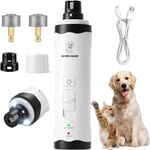 Rechargeable Pet Nail Grinder with LED Light for Dogs & Cats