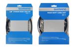 Shimano Road Inner And Outer Shift Gear And Brake Cableset In Black 
