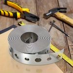 Galvanized Steel Fixing Tape Roll Pre Punched Metal Strap Pipe Support