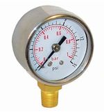 Carburettor Fuel Pressure Gauge 0-15 PSI Sytec Universal Fitment 1/8" NPTF