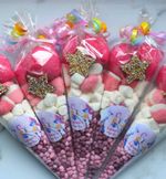 Personlised K-POP X10 Themed Pre Filled Sweet Cones Favour Party Bags