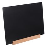 Reusable Standing Chalkboard Sign Small Desktop Black Board for Decor