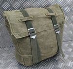 Vintage Military Issue Heavy Duty Canvas Back Pack Pannier Side Bag