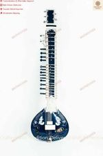 Best Quality Hand Painted Tun Wood Indian Musical String ElectricTravel Sitar