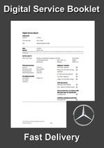 Mercedes Benz Digital Service Booklet History DSB - Emailed To You