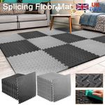 8x 10MM Thick Heavy‑Duty EVA Interlocking Soft Foam Gym Floor Tiles