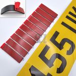 Number Plate Sticky Pads XTRA-THICK , 10x Strong Double Sided Tape Pads