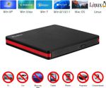 External CD Drive USB 3.0 Portable Cd/dvd /-rw Drive Slim Dvd/cd ROM