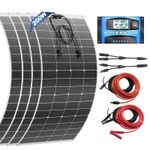 100W 200W 400W Flexible Solar Panel Kit 12V for Caravan RV Boat Camper Van Shed