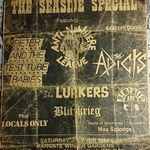 Seaside Special Concert Poster Anti-Nowhere League, The Adicts 18 Jul 1992