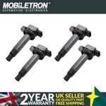 4 Pack of Mobiletron CT-24 Ignition Coil for Toyota Prius Yaris Verso