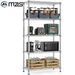 5 Tier Heavy Duty Racking Shelf Garage Shelving Storage Shelves Unit 150x75x35cm