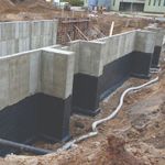 Foundation Basement Liquid Waterproof Coating Black 5L Aquaguard Waterproofer