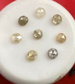 0.34 ct 8 pcs round shape rose cut loose natural diamond lot