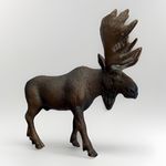 2002 Schleich Bull Moose Male 5” Figure Wildlife Animal Nature Toy