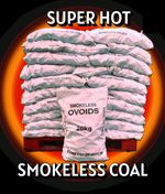  1 Ton Smokeless Coal | 50 x 20kg Bags | Cheapest on eBay | Free Delivery