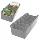Organizer kitchen container for spices Gray