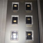 Legends of Gold 1/200 oz .9999 Fine Gold Bar Set w/ Certificates RRP £720.00