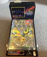 Electronic Pinball Machine Handheld Game, Laser Sound, Auto Scoring