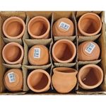 12x Tandoori Tea Terracota Mitti Tea Coffee/Handmade Natural Clay Tea Cup