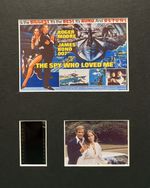 007  JAMES BOND.  THE SPY WHO LOVED ME.    35mm Film Cell Mounted Display