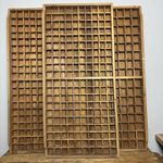 Vintage Wooden Printers Tray - Rustic Wooden Salvage - Wall Decor - £65 Each