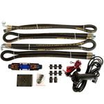 HYDRAULIC WINCH INSTALLATION KIT VALVE HOSES CONTROL GEAR