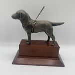 Labrador guide Dog bronzed Louis Lejeune Vintage VGC Rare Retro Prop