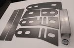 Nissan Navara D40 Chassis Repair Plate Kit Panel Rail Welding 5mm inc Channel