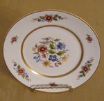 Vintage Warwick Maytime Bread  Plates Set Of 4