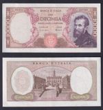 Banknote Italy 10000 Lira Michelangelo 1973 P.-97f SPL++/XF++