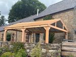 Wooden Hot Tub Shelter, Gazebo, Garden Pergola, 4m x 6m Roof Canopy car port