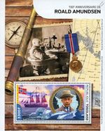 ROALD AMUNDSEN Norway Polar Explorer/Fram Ship MNH Stamp Sheet (2022 Togo)