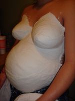 Mother and Baby  Pregnancy Belly Mould Casting kit.