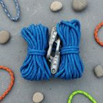 6 Pieces Paracord Tensioner Compact Cord Tightener Adjustable for Camping