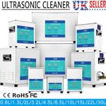 2L 3L 6L 10L 15L 22L 30L Commercial Grade Heated Digital Ultrasonic Cleaner Tank