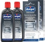 Durgol 297 Swiss Steamer Descaler/Decalcifier for Steamer Ovens Clear  2x500 ml.