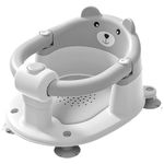 Baby Bath Seat Bear Design Non Slip Infant Bath Chair with Armrests 6 Months+