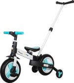 4-in-1 Toddler Balance Bike Trike Parent Handle Foldable Easy Assembly Blue
