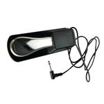 Sustain Pedal Double Pole Switch Anti Slip Silver Universal Sustain Pedal Fo BLW